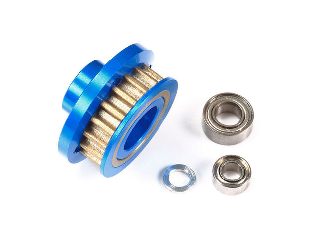 Tamiya 54722 TA07 Aluminum Center Pulley (18T), (TA-07/TA07 Pro/TA07R), NIP