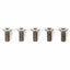 Tamiya 53534 3x8mm Titanium Countersunk Hex Head Screw (5 Pcs.), NIP