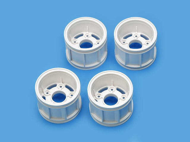 Tamiya 51618 WR-02CB T Parts (Wheel Rims) (White) Comical Grasshopper/Hornet NEW