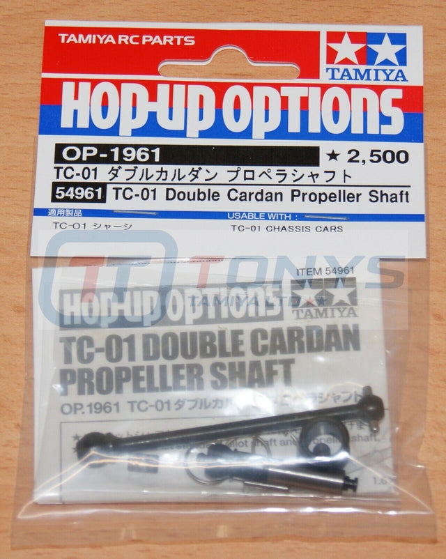 Tamiya 54961 TC-01 Double Cardan Propeller Shaft, (TC01 Formula-E), NIP