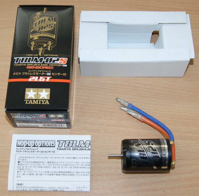 Tamiya 54895 TBLM-02S Brushless Motor 02 (Sensored) 21.5T (TT01/TT02/XV-01), NIB