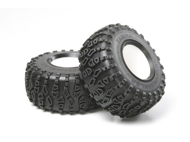 Tamiya 54117 CR-01 Cliff Crawler Tire/Tyre (2 Pcs.), (CR01/Land Cruiser/Bronco)