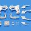 Tamiya 54917 T3-01 C Parts (Frame) (White), (T301/Dancing Rider/Dual Rider), NIP
