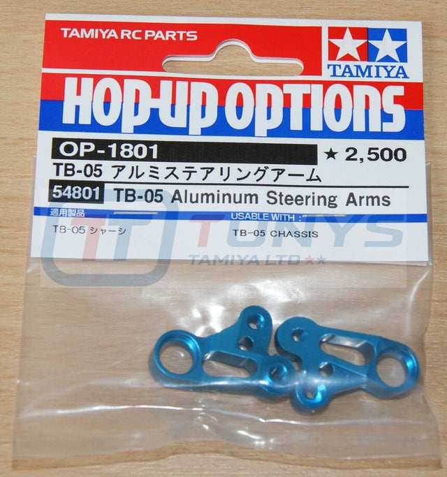 Tamiya 54801 TB-05 Aluminum Steering Arms, (TB05 Pro/TB05R/TB-05R), NIP