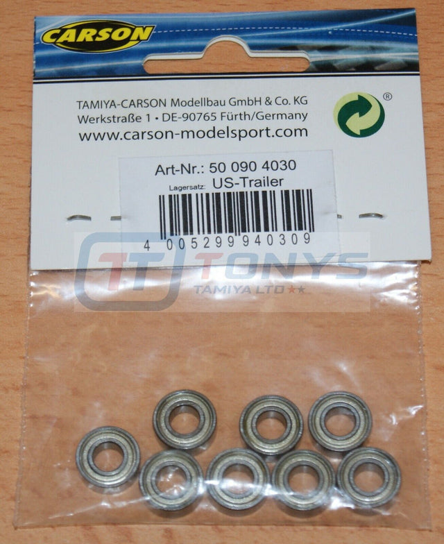 Carson C904030 1150 Ball Bearing Set for Tamiya DF02 & 2 Axle Semi/Tank Trailers