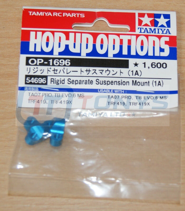 Tamiya 54696 Rigid Separate Suspension Mount (1A) (TRF419/TRF419X/TA07 Pro), NIP