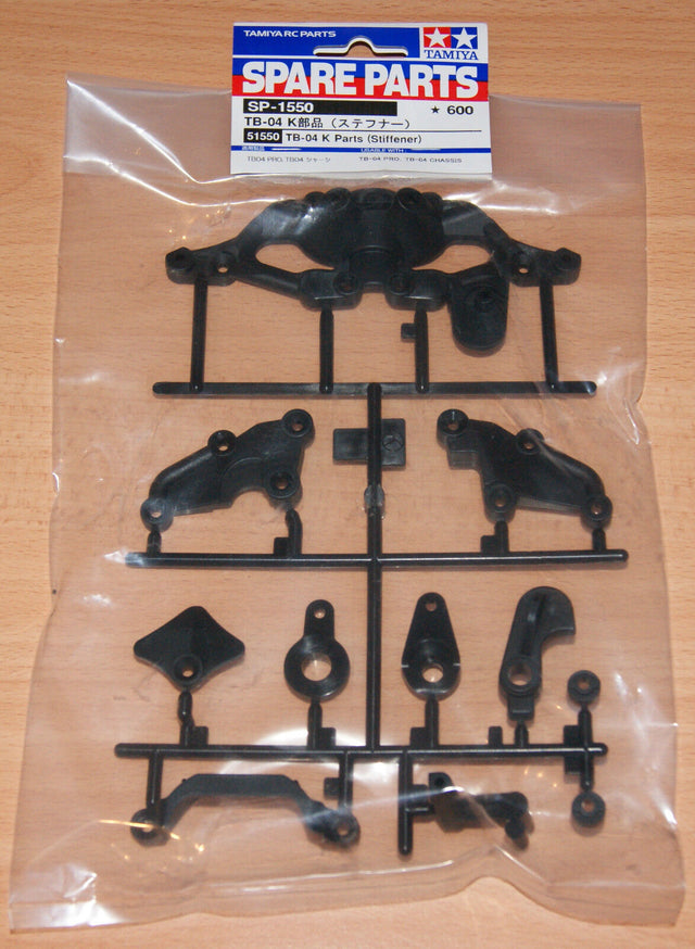 Tamiya 51550 TB-04 K Parts (Stiffener), (TB04/TB-04 Pro/TB04 Pro), NIP