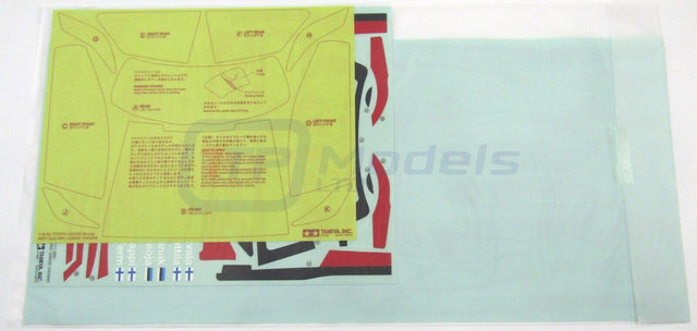 Tamiya 58659 Toyota Yaris GAZOO Racing/TT02, 9495943/19495943 Decals & Masking