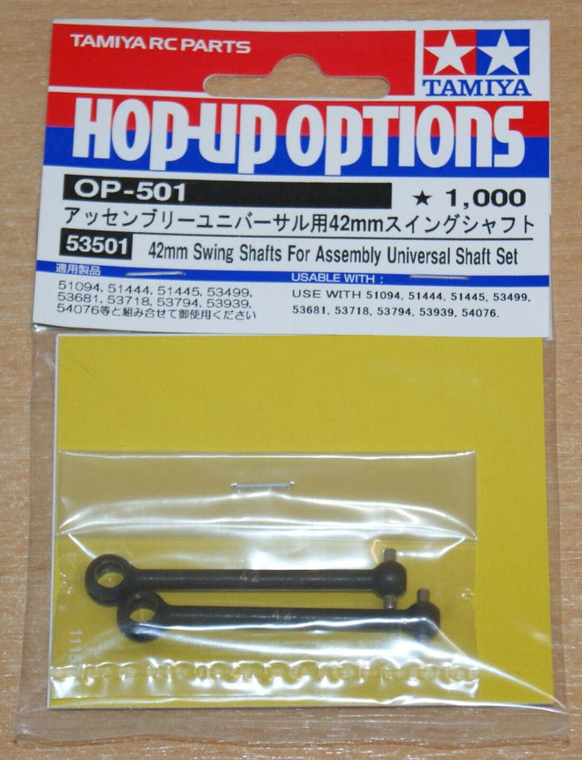 Tamiya 53501 42mm Swing Shafts For Assembly Universal Shaft Set TRF415 ...