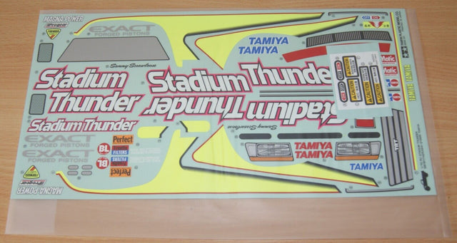 Tamiya 58181/58524 Stadium Thunder, 9495726/19495726/9495248 Decals/Stickers NIP