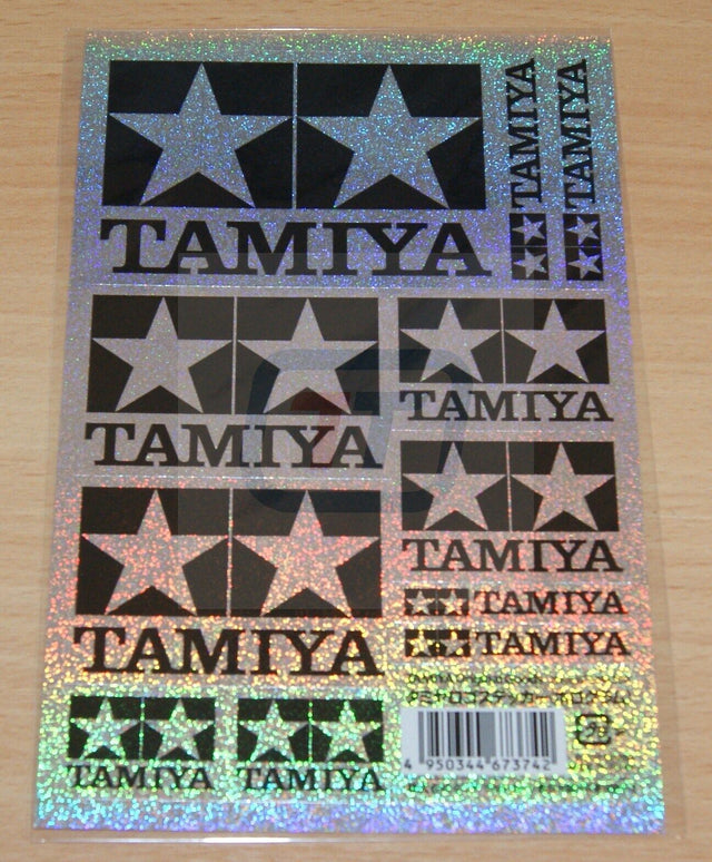 Tamiya 67374 Official Logo Sticker/Decal Set (Hologram), NIP