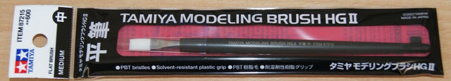 Tamiya 87215 Modelling HG II Flat Paint Brush (Medium), for RC & Plastic Kits