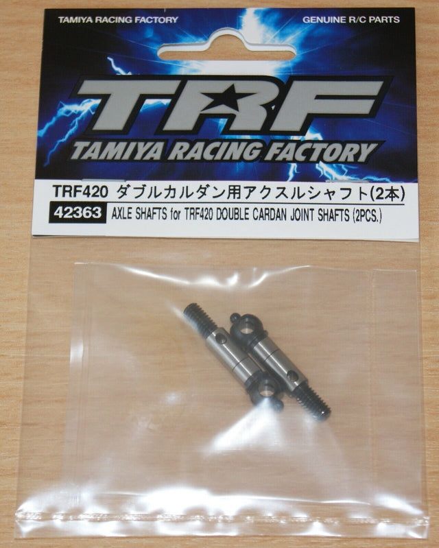 Tamiya 42363 TRF Axles Shafts for TRF420 Double Cardan Joint Shafts (2 Pcs.) NIP