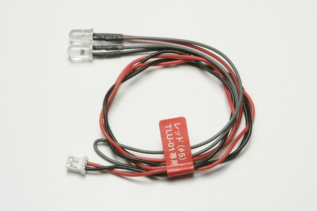 Tamiya 53911 LED Light (5mm Red), (Use with TLU-01 & TLU-02), NIP