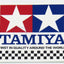 Tamiya 66001 Official Logo Chequer Sticker/Decal (58mm x 62mm), NEW