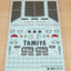 Tamiya 43507 Wild Commando Black 1424297/11424297 Decals/Stickers, NEW