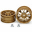 Tamiya 50741 Mesh Wheels 2 Pcs. (Gold, 26mm/+2), (58193 Porsche 911 GT1/TA03R-S)