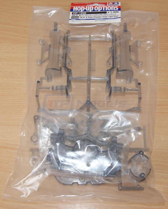Tamiya 54920 SW-01 A Parts (Chassis) (Clear Light Gray), (Lunch Box Mini/Mudmad)