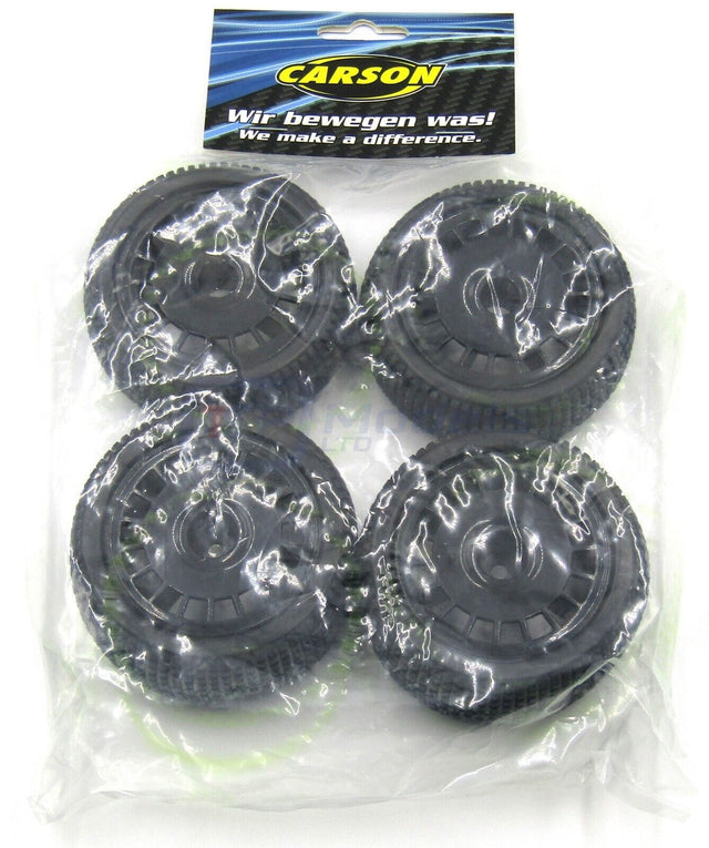 Carson 500900137 2WD Buggy Pin Spike Wheels & Tyres (For Tamiya DT01/DT02/DT03)