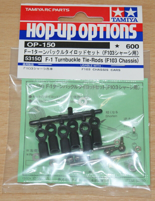 Tamiya 53150 F-1 Turnbuckle Tie-Rods (F103 Chassis), F103RM/F103RS/F103RX), NIP