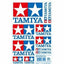 Tamiya 67125 Official Logo Sticker/Decal Set, NIP