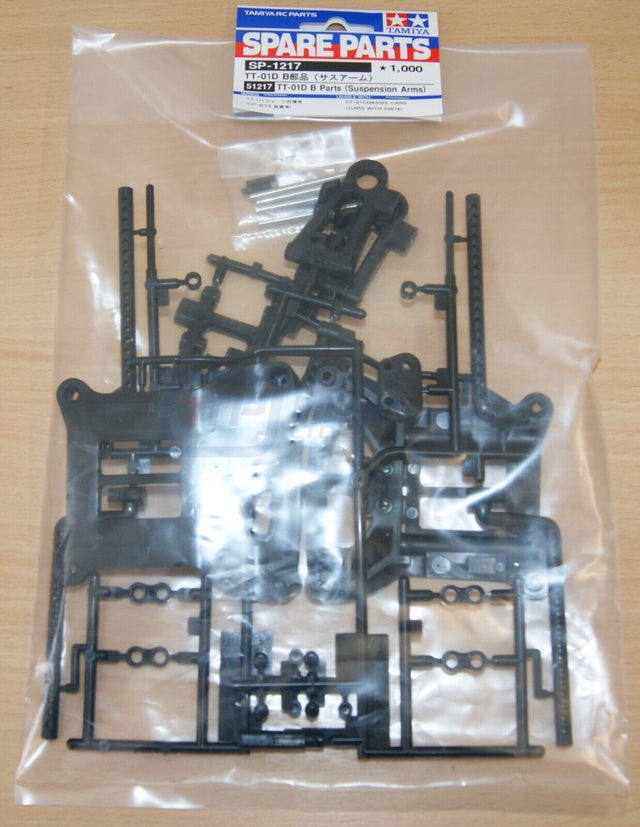 Tamiya 51217 TT-01D B Parts (Suspension Arms), (TT01D/TT01ED/TT01R), NIP