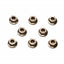 Tamiya 42282 TRF 4mm Serrated Wheel Nut, (Black, 8Pcs) (TRF502x/TRF201/DB01) NIP