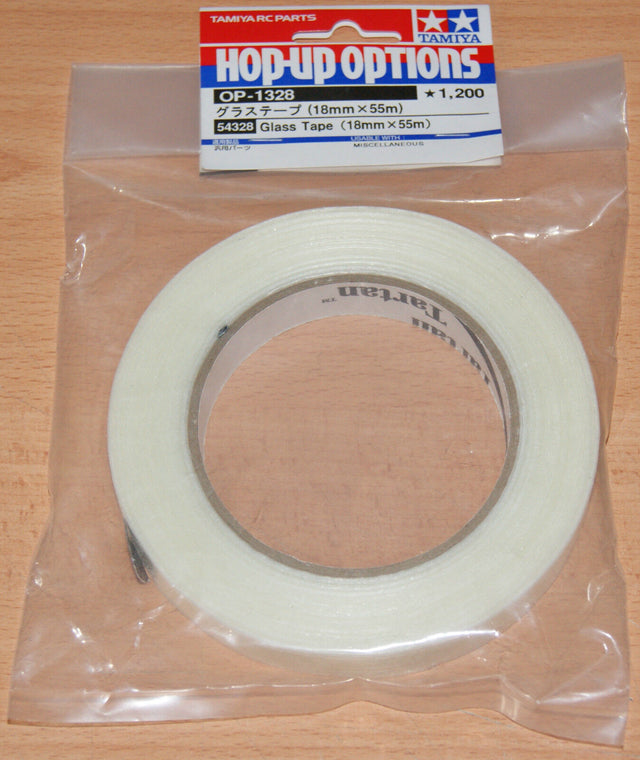 Tamiya 54328 Glass Tape (18mm x 55m), (TRF416/TRF417/TRF418/TRF419), NIP