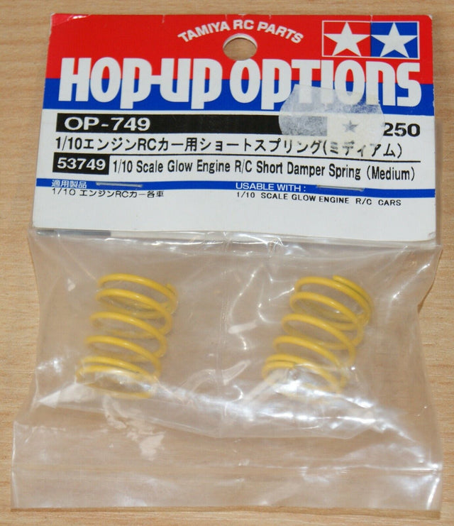 Tamiya 53749 Glow Engine R/C Short Damper Spring (Medium), (TG10/TG10-Mk.2), NIP