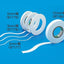 Tamiya 87177 Masking Tape for Curves 2mm Width, 20m Length, for RC Body Shells