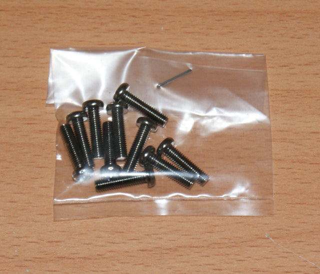 Tamiya 9805898/19805898 3x12mm Screw (10 Pcs.), (TA05/TA06/XV01/FF03/M05), NIP