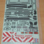 Tamiya 58609 Mercedes-Benz Unimog 425/CC01, 9495843/19495843 Decals/Stickers NIP