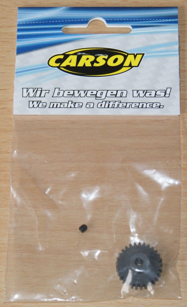 Carson 500011109 29T Steel Pinion Gear (0.6/06 Module), (Tamiya FF03/FF03R/XV01)