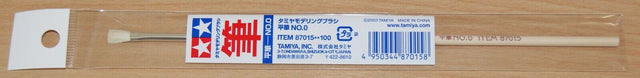 Tamiya 87015 Flat Paint Brush No.0, for RC & Plastic Kits, NIP