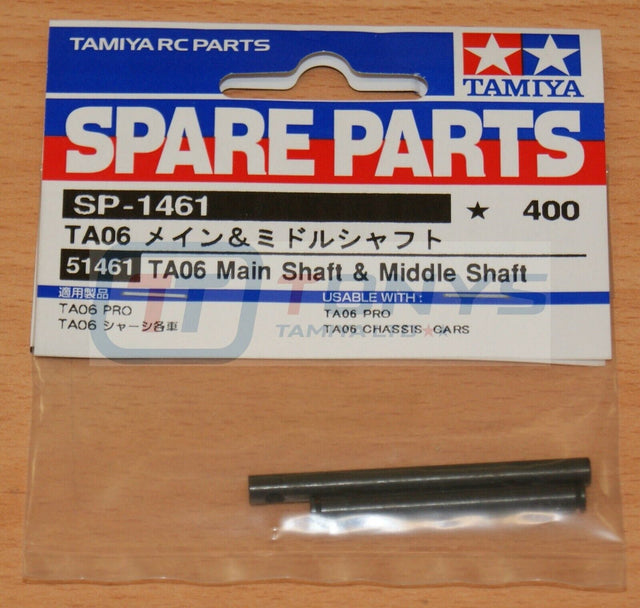 Tamiya 51461 TA06 Main Shaft & Middle Shaft, (TA-06/TA06 Pro), NIP