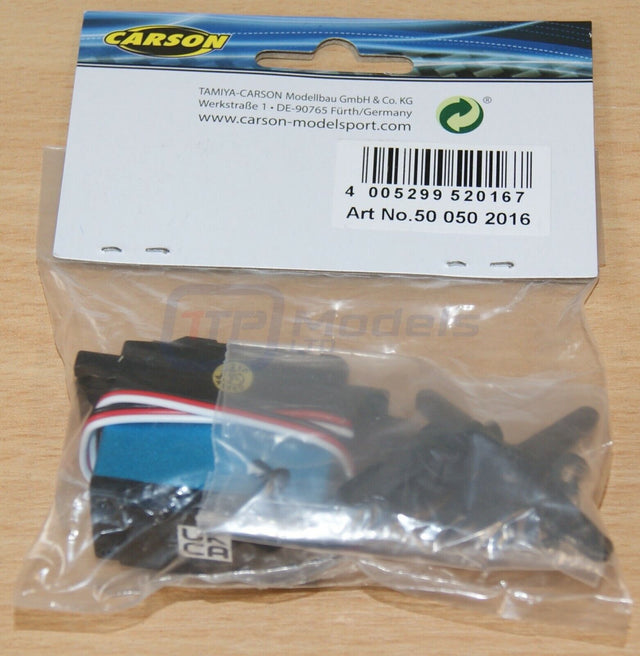 Carson 500502016/C502016 Reflex CS-5 Racing Servo (5Kg/JR), (for Tamiya), NIP