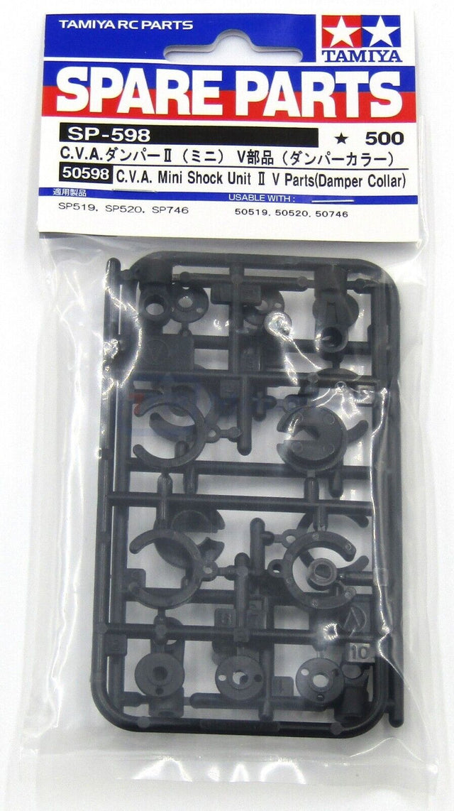 Tamiya 50598/0225070 CVA Mini Shocks Unit II V Parts (Damper Collar) 2 Pcs. NIP