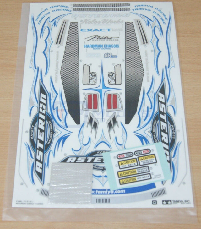 Tamiya 58552 Asterion/XV01T, 9495758/19495758 Decals, Masking & Aluminium Tape