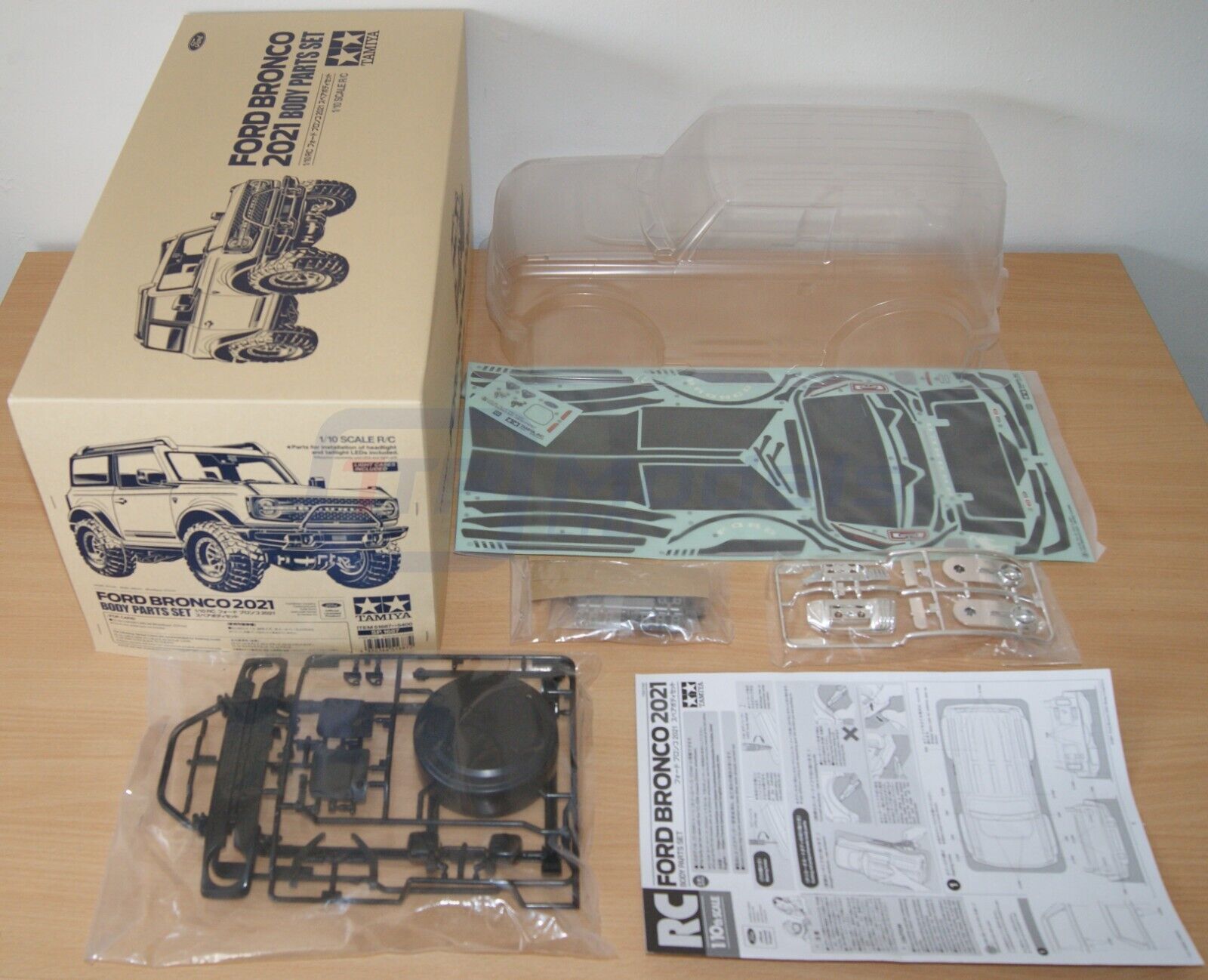 Tamiya 51687 Ford Bronco 2021 Body Parts Set, (CC01/CC-01/CC02/CC-02), –  TTP Models