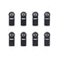 Tamiya 51111 4mm Adjuster (for 3mm Screws/8 Pcs.), (TRF416/TRF417/TRF418/TRF419)