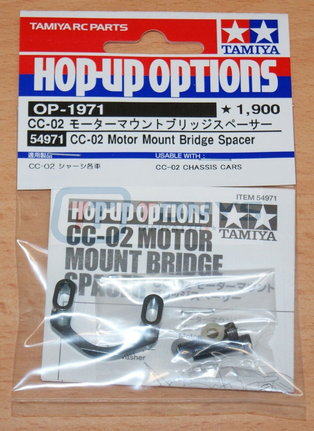 Tamiya 54971 CC-02 Motor Mount Bridge Spacer, (CC02/Merc G500/Unimog), NIP