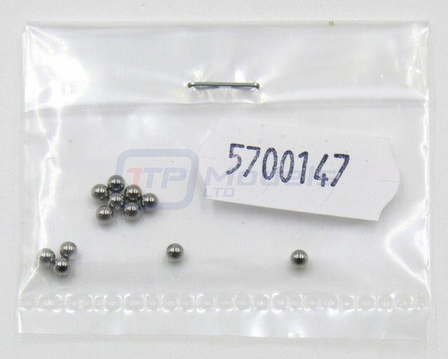 Tamiya 5700147/15700147 3/32inch Steel Ball (12 Pcs) (TD2/TD4/Avante/Egress) NIP