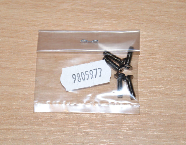 Tamiya 9805977/19805977 Black 3x12mm Countersunk Head Screw (5 Pcs.), NIP