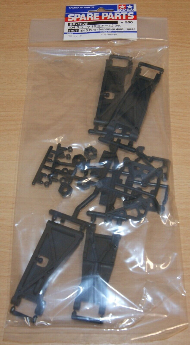 Tamiya 51675 TD4 D Parts (Suspension Arms) (2 Pcs.), (Super Avante/Astute TD2)