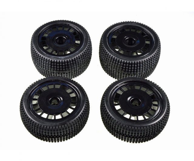 Carson 500900137 2WD Buggy Pin Spike Wheels & Tyres (For Tamiya DT01/DT02/DT03)