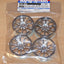 Tamiya 53860 10-Spoke Metal Plated Wheels 4Pcs, (24mm Offset 0) (TC01/TA07/TB05)