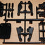 Tamiya 58658 TB-05 Pro Chassis Kit/TB05R, 9115478/19115478 K Parts (Stiffeners)