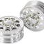Carson 500530907 1:14 Front Aluminium Truck Wheels, Euro Look 1 Pair (Tamiya)