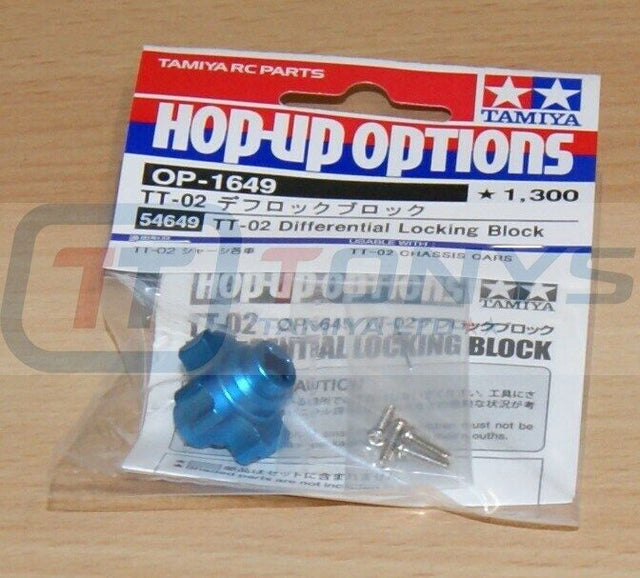 Tamiya 54649 TT-02 Differential Spool/Locking Block, (TT02/TT-02D/TT02D/TT02S)