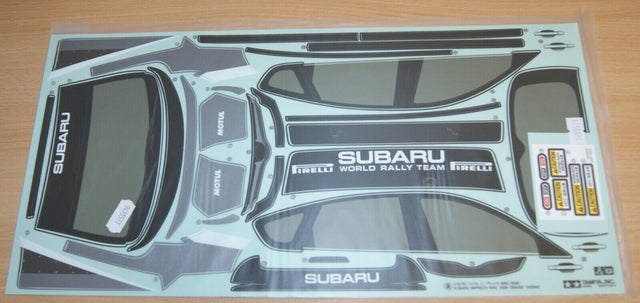 Tamiya 58426 Subaru Impreza WRC 2008/TT01E/DF03Ra, 9495571/19495571 Decals, NIP
